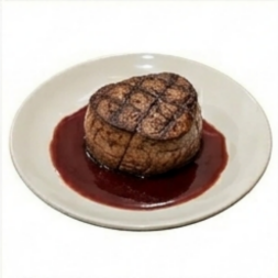 Filet Mignon with Red Wine Reduction Sauce